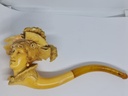 Huge 19th.C. Meerschaum & Amber Tobacco Pipe "Lady Victoria"