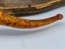 Vintage 19th.C. Large Meerschaum & Amber Tobacco Pipe/Cigarette Holder "Horse"