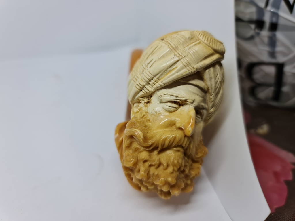 Unique Huge Meerschaum &  Bakelite Pipe "Sultan"