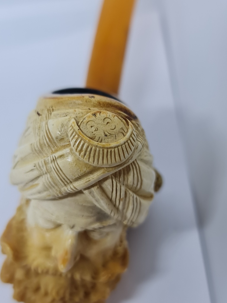 Unique Huge Meerschaum &  Bakelite Pipe "Sultan"