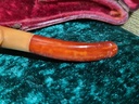 Antique Meerschaum & Baltic Amber Tobacco Pipe/Cigarette Holder "King Gambrinus"