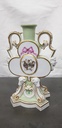 Antique Rare Meissen Cards of Clubs Candlestick 19th. Century