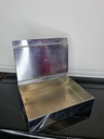 Antique KÃ¶nigsberg SBM Butterscotch Amber & Steel Cigarette / Tobacco Box
