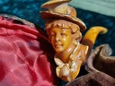Victorian Meerschaum & Amber Tobacco Pipe/Cigarette Holder Stem Lady Viktoria