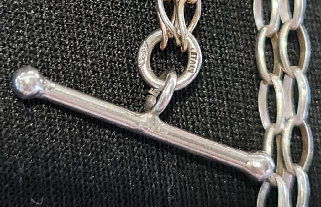 Silver Necklace 925 Flower 