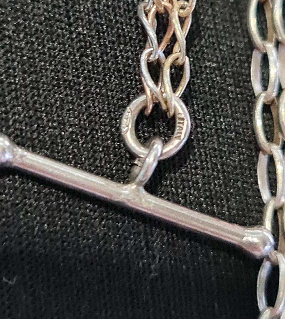 Silver Necklace 925 Flower 