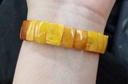 Vintage baltic amber bracelet Amber Bracelet butterscotch 13g
