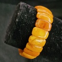 Vintage baltic amber bracelet  butterscotch 13g