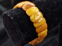 Vintage baltic amber bracelet  butterscotch 13g