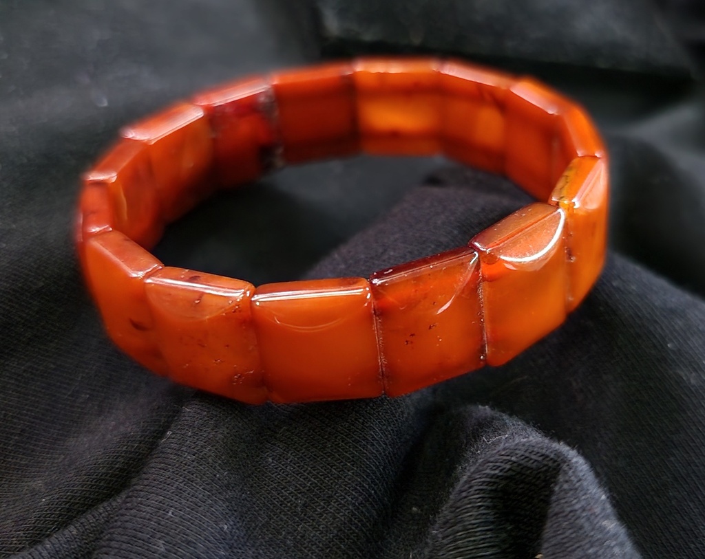 Vintage Baltic Amber butterscotch Bracelet Natural Old Amber 13.2g