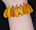 Vintage baltic amber bracelet Amber Bracelet butterscotch 23.4g