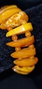 Vintage baltic amber bracelet Amber Bracelet butterscotch 23.4g