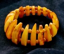 Vintage baltic amber bracelet Amber Bracelet butterscotch 23.4g