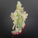 Antique Large Chinese Carved Jade Figure
