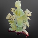 Antique Large Chinese Carved Jade Figure