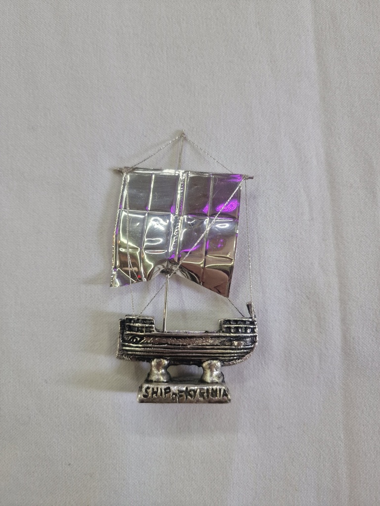 Kyrenia Cyprus silver boat 10 g