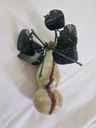 Vintage 1970 Jade Hard Stone Gourd fruit 275.4 g