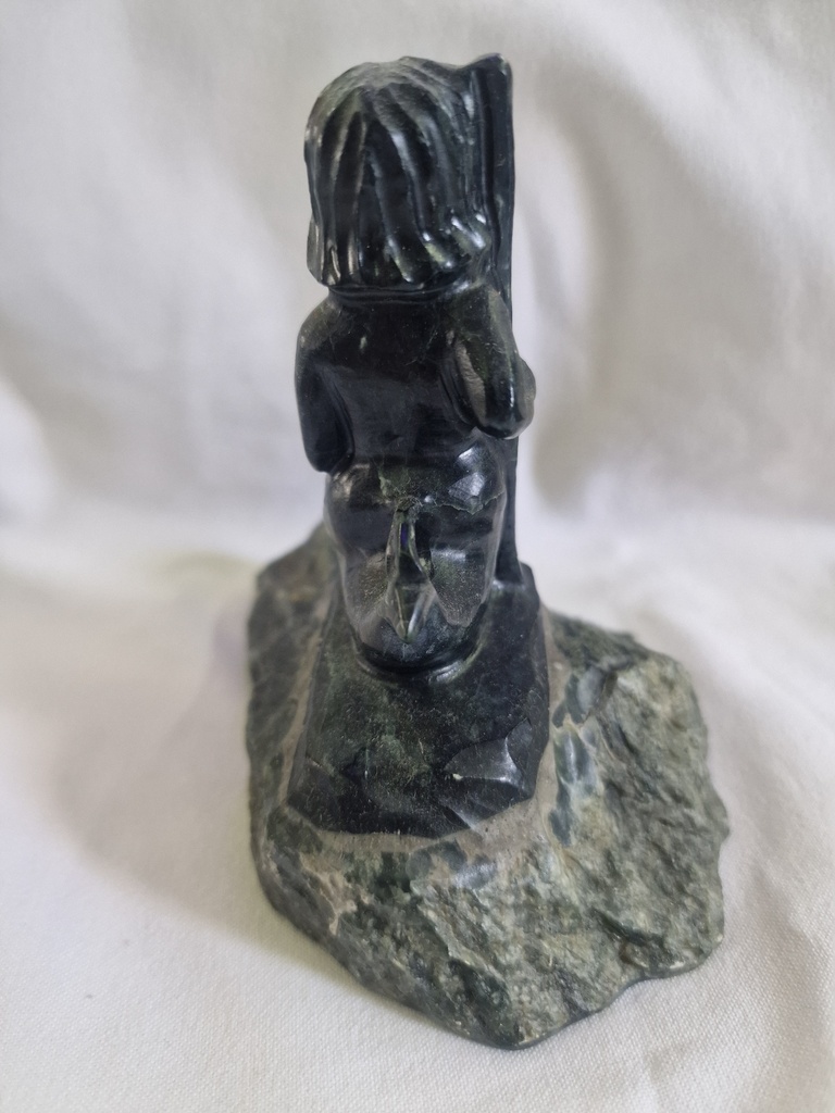 Old China Nephrite Jade antique Boseidon the king of the sea