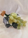 Vintage jade  Grape nephrit leaves Cluster Green Carved  gemstone