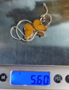 Genuine Baltic Amber butterfly bracelet 925 sterling silver special design