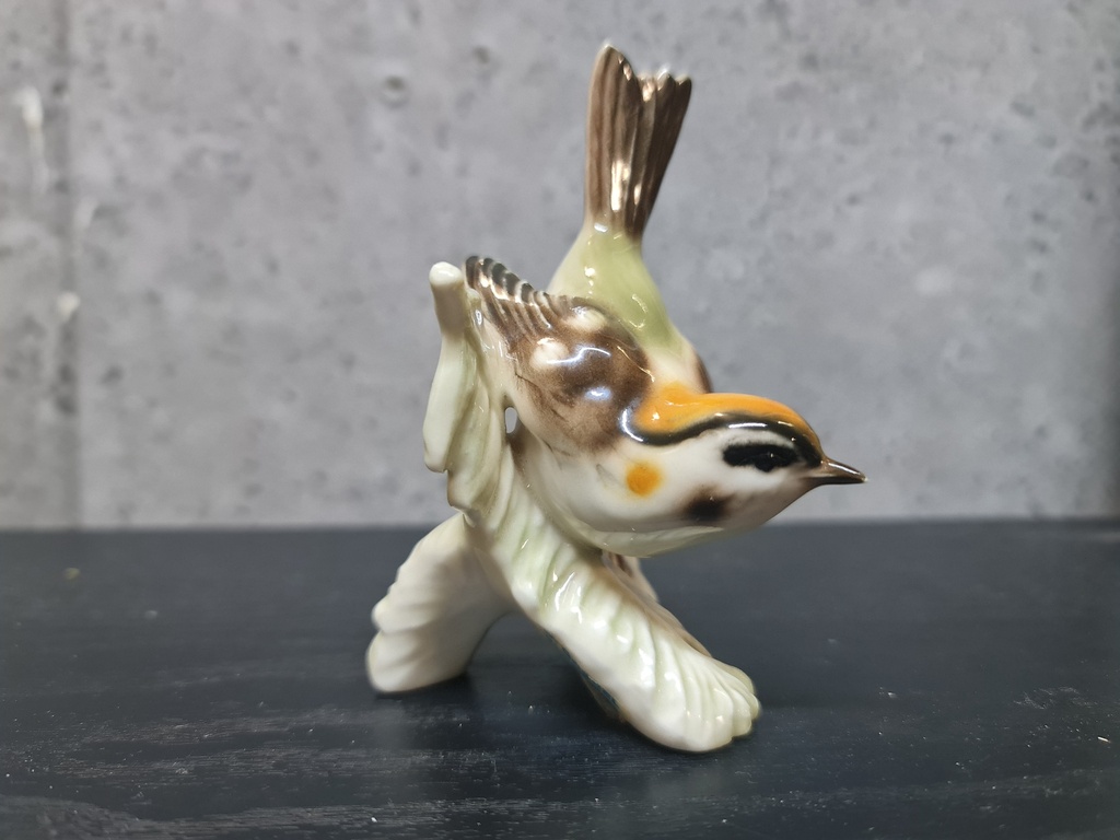 Goebel West Germany Firecrest Bird Porcelain Figurine