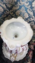XLarge Herend Hungary Porcelain Lidded Vase With Elegance Swan Handles "Fleurs des Indes"