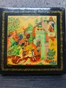 Russian Mstera Lacquer Box Signed A. Vilpov (Leave Prince Vladmir)