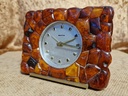 Antique SBM Königsberg Amber Desk Clock Art Deco