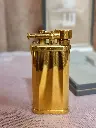 Vintage Dunhill Rollagas Gold Plated Lighter 1930s