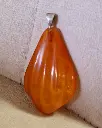 Genuine BALTIC AMBER Silver 925  Pendant