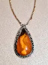 Genuine Butterscotch Baltic amber pendant  