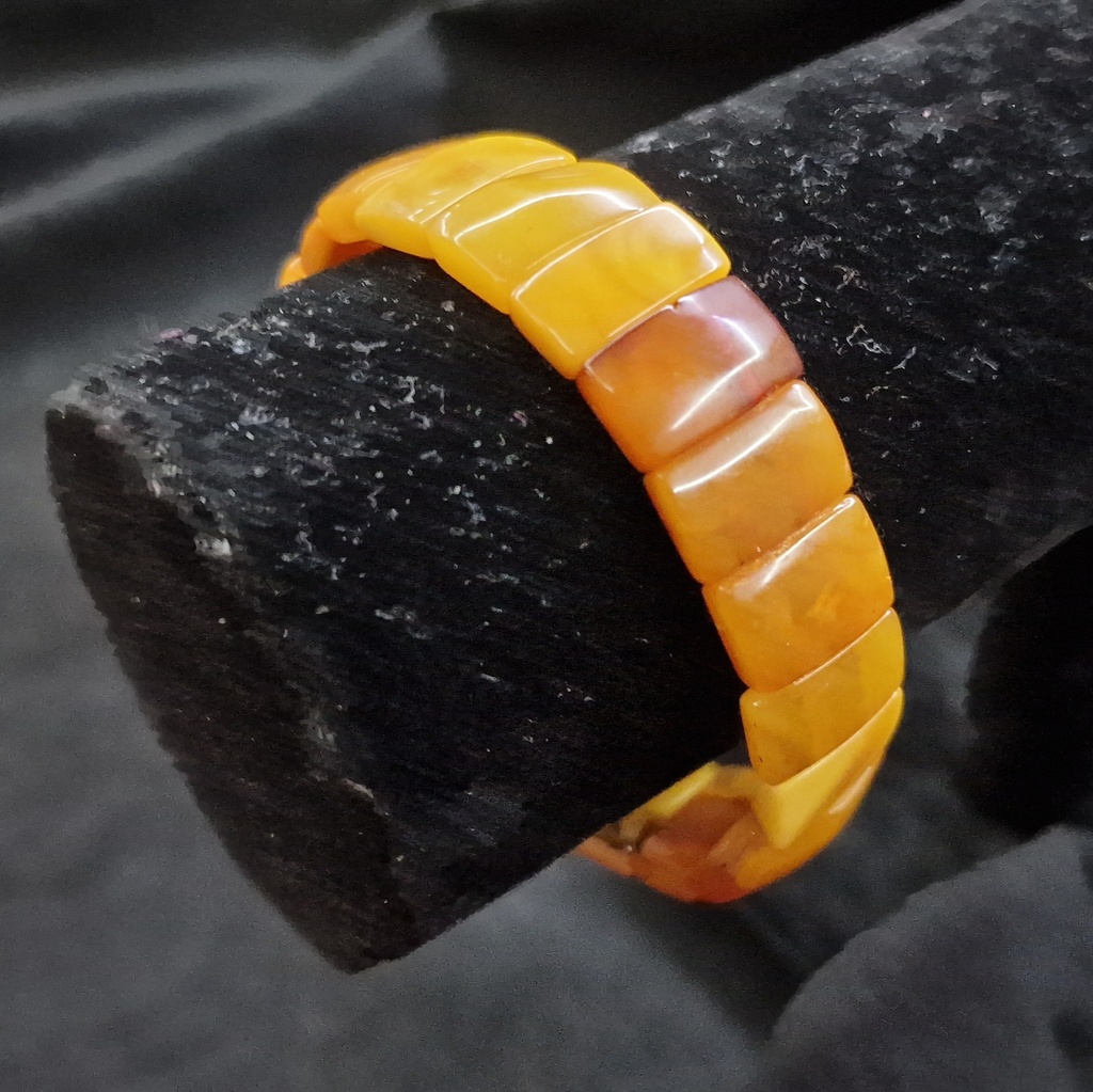 Vintage baltic amber bracelet Amber Bracelet butterscotch 13g