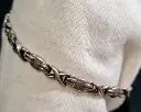 Solid Silver Bracelet XOXO unique Design