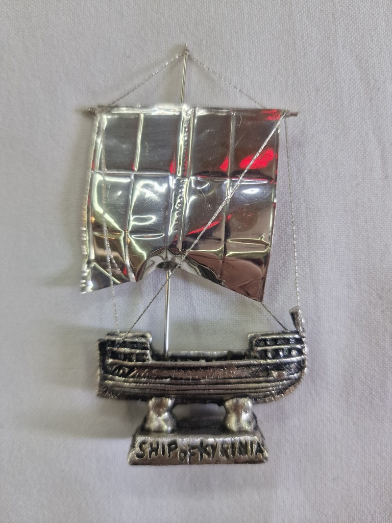 Kyrenia Cyprus silver boat 10 g