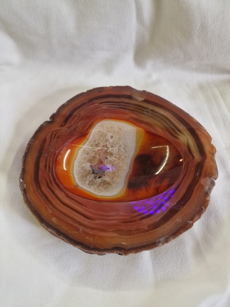 Large Agate Crystal Slice Red / Orange 892.8 g