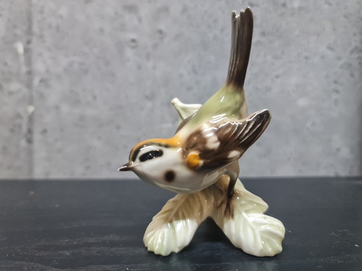 Goebel West Germany Firecrest Bird Porcelain Figurine
