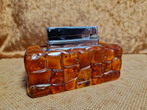 Antique Königsberg SBM Amber Lighter Art Deco