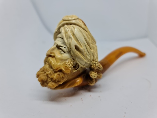 Unique Huge Meerschaum &  Bakelite Pipe "Sultan"