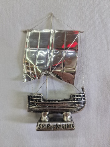 Kyrenia Cyprus silver boat 10 g